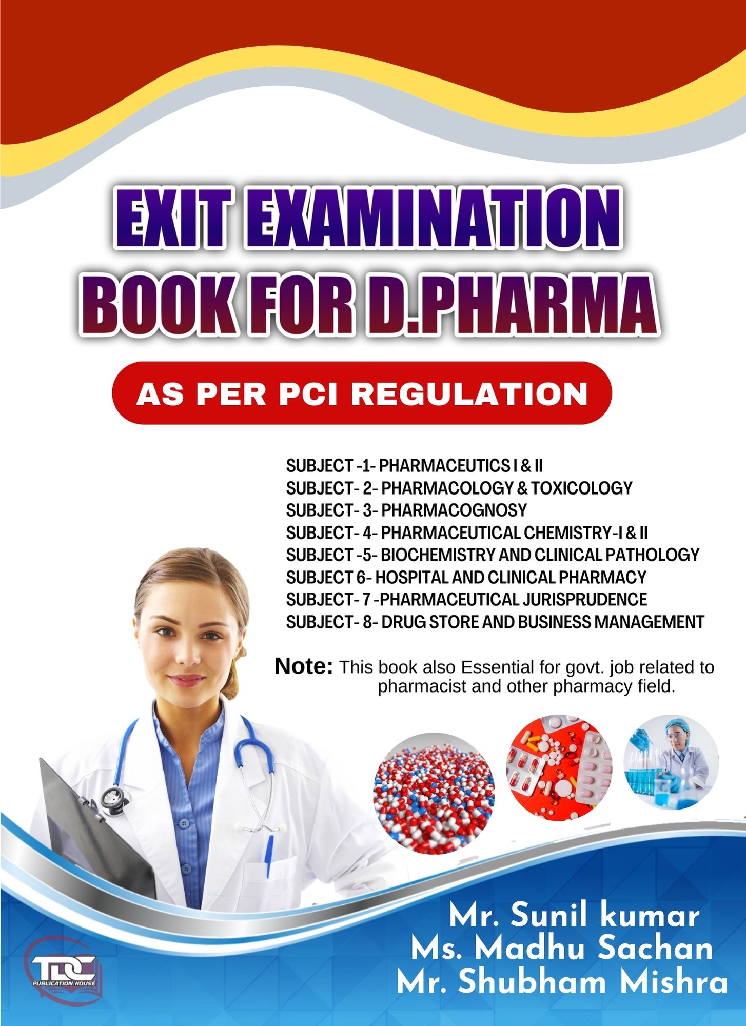 Exit Examination Book For D.Pharma
